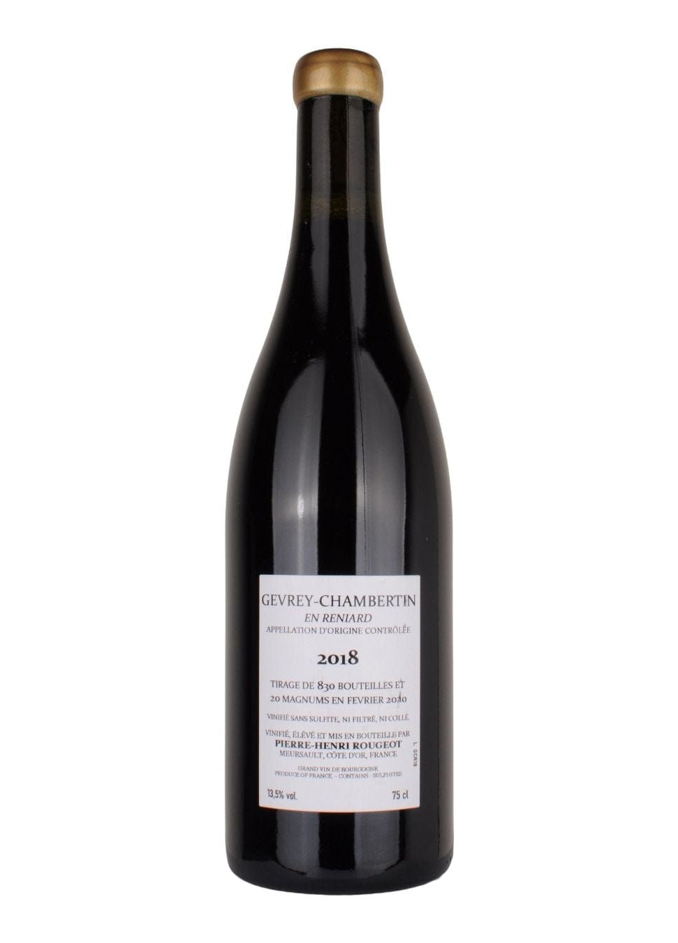 Shop Maison Pierre-Henri Rougeot Pierre-Henri Rougeot | Gevrey-Chambertin en Reniard 2018 online at PENTICTON artisanal French wine store in Hong Kong. Discover other French wines, promotions, workshops and featured offers at pentictonpacific.com