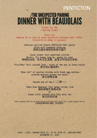 Shop PENTICTON Dinner with Beaujolais online at PENTICTON artisanal French wine store in Hong Kong. Discover other French wines, promotions, workshops and featured offers at pentictonpacific.com