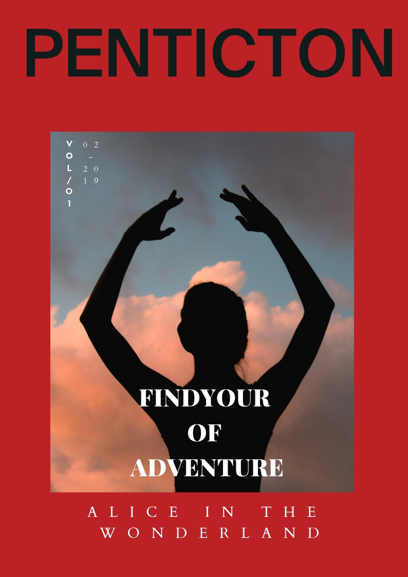 Magaine Cover with dancing ballerina - the secret of adventure
