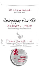 Shop Domaine de la Poulette Domaine de la Poulette Bourgogne Pinot Noir la Corvee au Pretre 2020 online at PENTICTON artisanal French wine store in Hong Kong. Discover other French wines, promotions, workshops and featured offers at pentictonpacific.com 