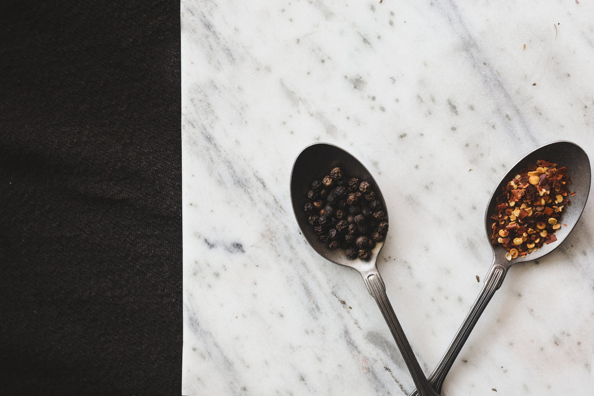 Pepper and chilli flakes pairing