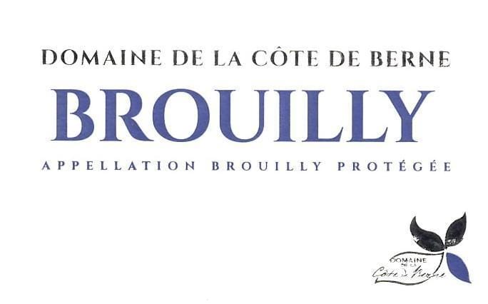 Domaine de la Côte de Berne Brouilly 2017 - PENTICTON