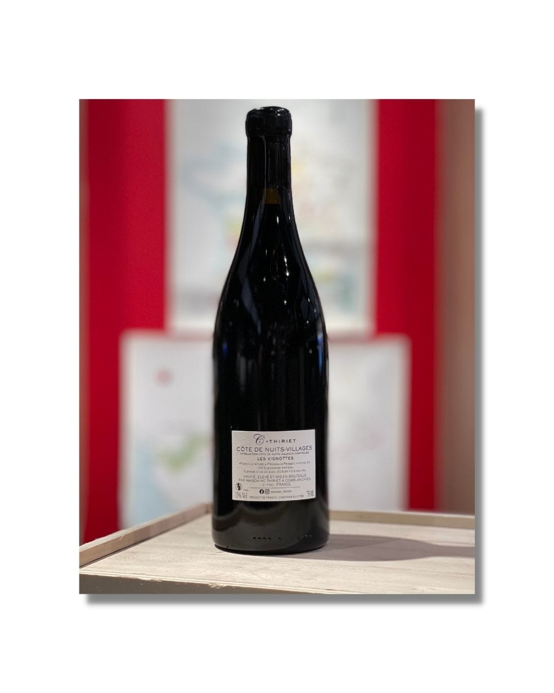 Shop Maison Thiriet Maison Thiriet Cote de Nuits-Village Les Vignottes 2020 online at PENTICTON artisanal French wine store in Hong Kong. Discover other French wines, promotions, workshops and featured offers at pentictonpacific.com 