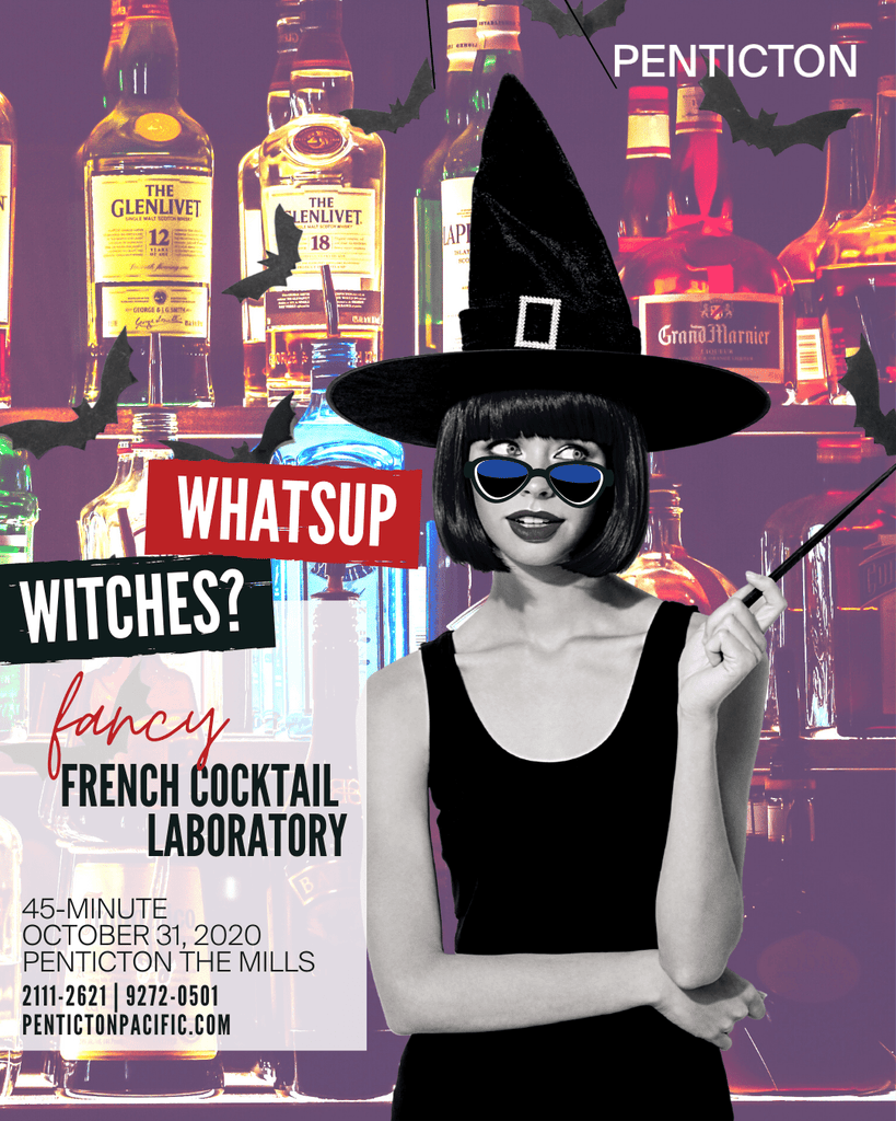 Discover PENTICTON FANCY French Cocktail Laboratory【黑色萬聖節】法式雞尾酒工作坊 online at PENTICTON